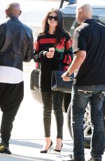 SELENA GOMEZ Arrives at JFK airport in New York 10/15/2015