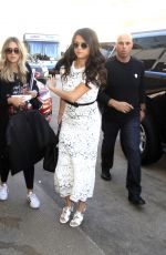 SELENA GOMEZ Arrives at Los Angeles International Airport 10/09/2015