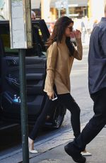 SELENA GOMEZ Arrives at Zuma Restaurant in New York 10/12/2015