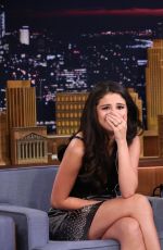 SELENA GOMEZ at The Tonight Show Starring Jimmy Fallon in New York 10/14/2015