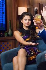 SELENA GOMEZ at Watch What Happens: Live in New York 10/18/2015