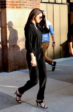 SELENA GOMEZ Leaves iHeartradio Studios in New York 10/13/2015