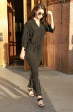 SELENA GOMEZ Leaves iHeartradio Studios in New York 10/13/2015