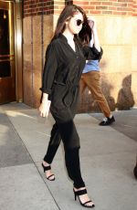 SELENA GOMEZ Leaves iHeartradio Studios in New York 10/13/2015
