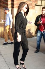 SELENA GOMEZ Leaves iHeartradio Studios in New York 10/13/2015