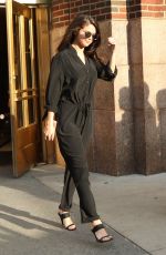 SELENA GOMEZ Leaves iHeartradio Studios in New York 10/13/2015