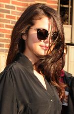 SELENA GOMEZ Leaves iHeartradio Studios in New York 10/13/2015