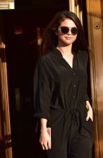 SELENA GOMEZ Leaves iHeartradio Studios in New York 10/13/2015