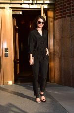 SELENA GOMEZ Leaves iHeartradio Studios in New York 10/13/2015