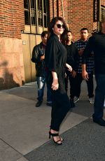 SELENA GOMEZ Leaves iHeartradio Studios in New York 10/13/2015