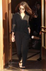 SELENA GOMEZ Leaves iHeartradio Studios in New York 10/13/2015
