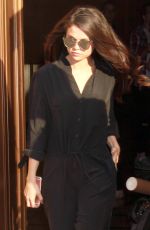 SELENA GOMEZ Leaves iHeartradio Studios in New York 10/13/2015