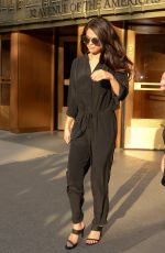 SELENA GOMEZ Leaves iHeartradio Studios in New York 10/13/2015