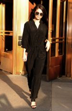 SELENA GOMEZ Leaves iHeartradio Studios in New York 10/13/2015