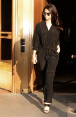 SELENA GOMEZ Leaves iHeartradio Studios in New York 10/13/2015