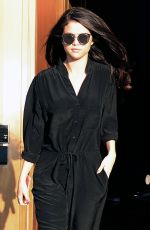 SELENA GOMEZ Leaves iHeartradio Studios in New York 10/13/2015