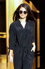 SELENA GOMEZ Leaves iHeartradio Studios in New York 10/13/2015