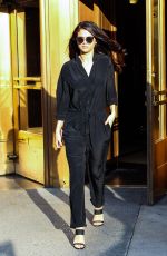 SELENA GOMEZ Leaves iHeartradio Studios in New York 10/13/2015