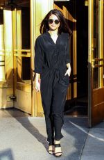 SELENA GOMEZ Leaves iHeartradio Studios in New York 10/13/2015