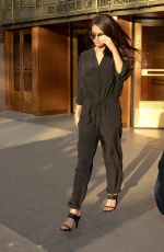 SELENA GOMEZ Leaves iHeartradio Studios in New York 10/13/2015