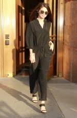 SELENA GOMEZ Leaves iHeartradio Studios in New York 10/13/2015