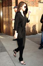 SELENA GOMEZ Leaves iHeartradio Studios in New York 10/13/2015