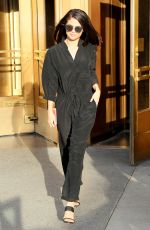 SELENA GOMEZ Leaves iHeartradio Studios in New York 10/13/2015