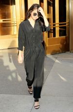 SELENA GOMEZ Leaves iHeartradio Studios in New York 10/13/2015