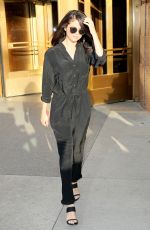 SELENA GOMEZ Leaves iHeartradio Studios in New York 10/13/2015