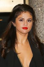 SELENA GOMEZ Leaves The Tonight Show Studios in New York 10/14/2015