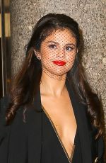 SELENA GOMEZ Leaves The Tonight Show Studios in New York 10/14/2015