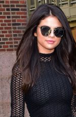 SELENA GOMEZ Leaves Z100 Studios in New York 10/13/2015
