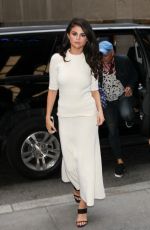 SELENA GOMEZ Out and About in New York 10/14/2015