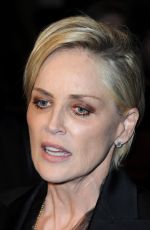 SHARON STONE at Agent X Premiere in West Hollywood 10/20/2015