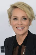 SHARON STONE at amfAR’s Inspiration Gala in Hollywood 10/29/2015