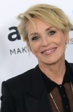 SHARON STONE at amfAR’s Inspiration Gala in Hollywood 10/29/2015
