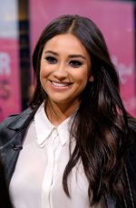 SHAY MITCHELL on the Set of Extra in New York 10/05/2015