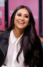 SHAY MITCHELL on the Set of Extra in New York 10/05/2015
