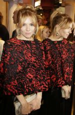 SIENNA MILLER at Vionnet Store Opening in Paris 10/01/2015