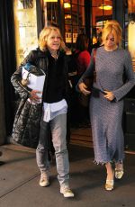 SIENNA MILLER Leaves Balthazar Restaurant in New York 10/20/2015