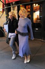 SIENNA MILLER Leaves Balthazar Restaurant in New York 10/20/2015