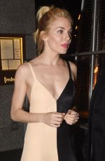 SIENNA MILLER Leaves Ttredwell