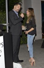 SOFIA VERGARA Out for Dinner in Beverly Hills 10/18/2015