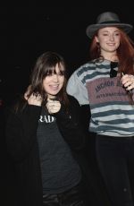 SOPHIE TURNER and HAILEE STEINFELD Night Out in Hyde Park in London 10/01/2015