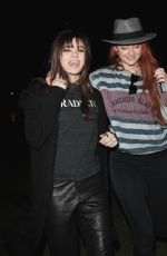 SOPHIE TURNER and HAILEE STEINFELD Night Out in Hyde Park in London 10/01/2015