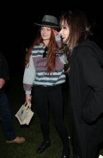 SOPHIE TURNER and HAILEE STEINFELD Night Out in Hyde Park in London 10/01/2015