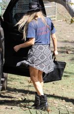 STACY FERGIE FEERGUSON Out and About in Brentwood 10/29/2015