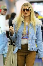STACY FERGIE FERGUSON Arrives at JFK Airport in New York 10/21/2015