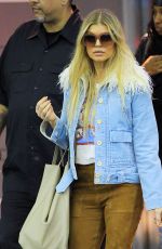 STACY FERGIE FERGUSON Arrives at JFK Airport in New York 10/21/2015