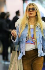 STACY FERGIE FERGUSON Arrives at JFK Airport in New York 10/21/2015